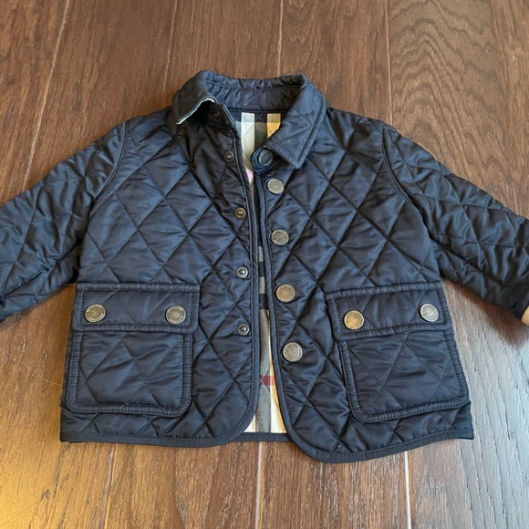 Infant Burberry Quilted Jacket. - Picture 2 of 4